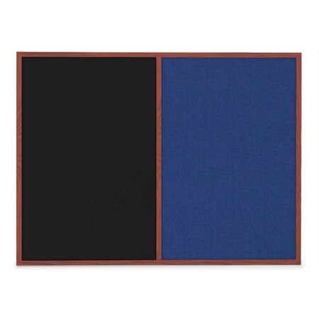 United Visual Products Sliding Door Indoor Enclosed Corkboard, 3 UV9000ACS-BRONZE-BLACK